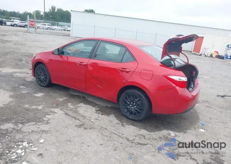 2015 Toyota Corolla Le из США, поврежденный, VIN 2T1BURHE3FC292582